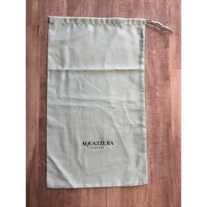 AQUAZURRA Firenze Drawstring Dust Bag Designer 15"x9”‎ Blue